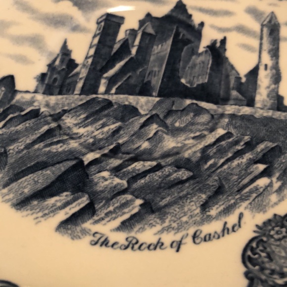 Set of Old Castles “The Rock of Cashel” Saucers - Picture 5 of 10